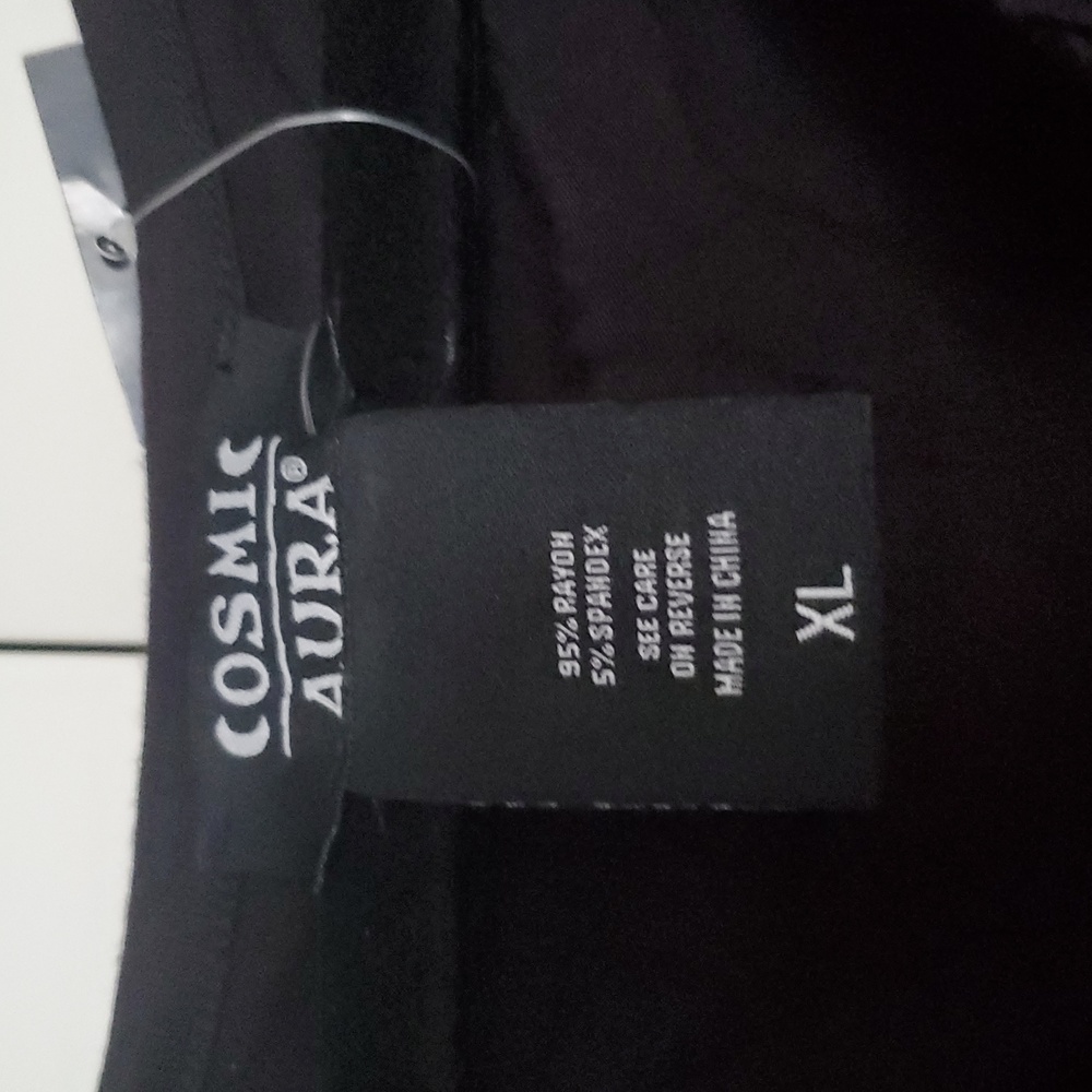 Hot Topic's Cosmic Aura Edgy Black Long Sleeve Top - Picture 3 of 9